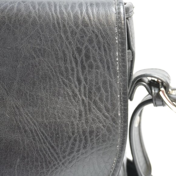 Coach Sonoma Black Pebbled Leather Large Flap Crossbody Bag - Picture 3 of 16